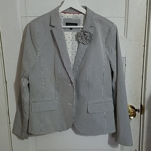 Talbots Striped Cotton Jacket